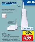 Munddusche Angebote von nevadent bei Lidl Fulda für 14,99 €