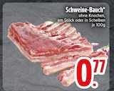 Schweine-Bauch im Angebot bei EDEKA in Passau Schweine-Bauch Angebote bei EDEKA Passau für 0,77 €