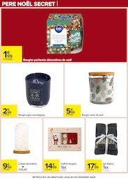 Prix et réduction Bougie Noël dans le prospectus Carrefour en cours Offre Bougie Noël dans le catalogue Carrefour du moment à la page 28