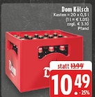 Kölsch im Angebot bei E center in Langenfeld Kölsch Angebote von Dom bei E center Langenfeld für 10,49 €