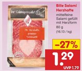 Bille Salami Herzhafte Angebote bei Netto Marken-Discount Bad Oeynhausen für 1,29 €