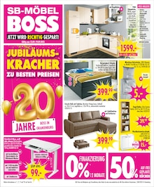 Aktueller SB Möbel Boss Prospekt "JETZT WIRD RICHTIG GESPART!" Seite 1 von 12 Seiten