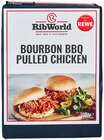 Bourbon BBQ Pulled Chicken im Angebot bei REWE in Jena Bourbon BBQ Pulled Chicken Angebote von RibWorld bei REWE Jena für 4,99 €