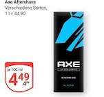 Aftershave im Angebot bei GLOBUS in Gießen Aftershave Angebote von Axe bei GLOBUS Gießen für 4,49 €