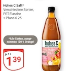 Hohes C Angebote bei GLOBUS Saarlouis für 1,39 €