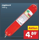 Jagdwurst bei Netto Marken-Discount im Großröhrsdorf Prospekt für 4,89 €