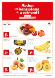 Catalogue Supermarchés Auchan Hypermarché en cours à Rayol-Canadel-sur-Mer et alentours, Les bons plans du week-end !, 2 pages, 23/05/2024 - 26/05/2024