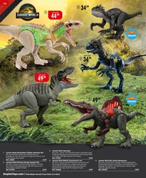 Jurassic World im Smyths Toys Prospekt Jurassic World im Smyths Toys Prospekt "Spielzeug Katalog" auf Seite 148