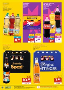 Coca Cola im Netto Marken-Discount Prospekt "DER ORT, AN DEM DU IMMER AUSGEZEICHNETE PREISE FINDEST." mit 6 Seiten (Lahr (Schwarzwald))