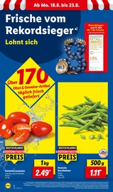 Aktueller Lidl Prospekt mit Obst, "LIDL LOHNT SICH", Seite 2