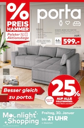porta Möbel Prospekt: "BESSER GLEICH ZU PORTA", 12 Seiten, 25.01.2026 - 31.01.2026