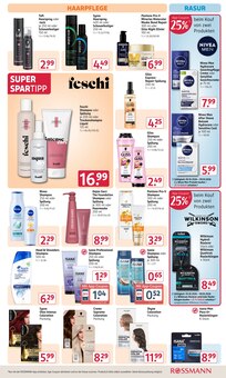 Rasierer im Rossmann Prospekt "Mein Drogeriemarkt" mit 23 Seiten (Mönchengladbach)