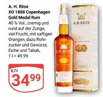 XO 1888 Copenhagen Gold Medal Rum Angebote von A. H. Riise bei GLOBUS Plauen für 34,99 €