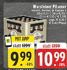 Pilsener Angebote von Warsteiner bei E center Herten für 9,99 €