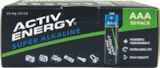 Le lot de 50 piles ✪ - Activ Energy - Aldi à Pau Le lot de 50 piles ✪ - Activ Energy en promo chez Aldi Pau à 7,99 €