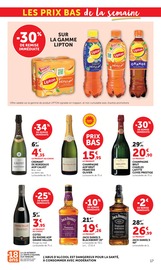 Vin en promo dans le catalogue U Express à la page 17