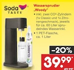 Wassersprudler „Woody“ Angebote von Soda Taste bei Netto Marken-Discount Hildesheim für 39,99 €