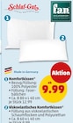 Komfortkissen oder Viskoelastisches Komfortkissen im Penny Prospekt Komfortkissen oder Viskoelastisches Komfortkissen von Schlaf-Gut im aktuellen Penny Prospekt für 9,99 €