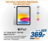 11” iPad Wi-Fi 128 GB - MD3Y4TY/A im Angebot bei expert in Straubing 11” iPad Wi-Fi 128 GB - MD3Y4TY/A Angebote von Apple bei expert Straubing für 369,00 €