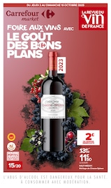 Catalogue Supermarchés Carrefour Market en cours à Monnetier-Mornex et alentours, "FOIRE AUX VINS AVEC LE GOÛT DES BONS PLANS", 20 pages, 02/10/2025 - 19/10/2025