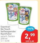 No Touch Seifenspender Nachfüller von Sagrotan im aktuellen budni Prospekt