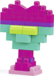 Bébé - Mega bloks dans le catalogue Géant Casino Sac de briques de construction médium rose - Mega bloks à 12,90 € en promo chez Géant Casino