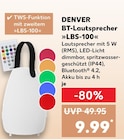 BT-Lautsprecher »LBS-100« Angebote von DENVER bei Kaufland Frankenthal für 9,99 €