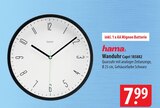 hama Wanduhr Capri 185882 im Angebot bei famila Nordost in Buchholz hama Wanduhr Capri 185882 Angebote bei famila Nordost Buchholz für 7,99 €