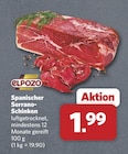 Spanischer Serrano-Schinken Angebote von Elpozo bei combi Paderborn für 1,99 €