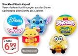 Snackles Plüsch-Kapsel Disney im Angebot bei GLOBUS in Koblenz Snackles Plüsch-Kapsel Disney Angebote von Zuru bei GLOBUS Koblenz für 6,99 €