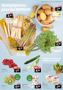 Kartoffeln im aktuellen Konsum Prospekt (Dresden) Kartoffeln im Konsum Prospekt "Preisparade" mit 12 Seiten (Dresden)