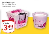 Duftkerze im Glas im Angebot bei GLOBUS in Salzgitter Duftkerze im Glas Angebote bei GLOBUS Salzgitter für 3,49 €