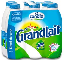 Lait demi-écrémé GrandLait - Monoprix à Lyon Lait demi-écrémé GrandLait en promo chez Monoprix Lyon à 4,72 €