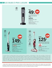 Aspirateur Balai Angebote im Prospekt "SOLDES À PRIX E.LECLERC" von E.Leclerc Aspirateur Balai Angebote im Prospekt "SOLDES À PRIX E.LECLERC" von E.Leclerc auf Seite 2