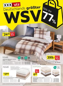 Spannbettlaken im XXXLutz Möbelhäuser Prospekt "Deutschlands größter WSV" mit 10 Seiten (Mainz)