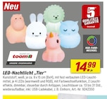 LED-Nachtlicht "Tier" von toom für 14,99 € bei toom Baumarkt im Angebot LED-Nachtlicht "Tier" von toom im aktuellen toom Baumarkt Prospekt
