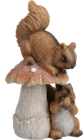 Écureuil sur champignon 10.5x8.8x17.2 cm - Maxi Bazar à Draveil Écureuil sur champignon 10.5x8.8x17.2 cm en promo chez Maxi Bazar Draveil à 5,99 €