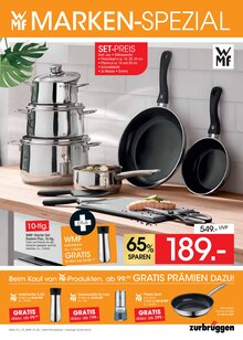Pfanne im Zurbrüggen Prospekt "WMF MARKEN-SPEZIAL" mit 8 Seiten (Gelsenkirchen)