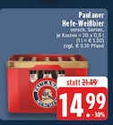EDEKA - Hefe-Weißbier Angebot im Prospekt Hefe-Weißbier bei EDEKA im Prospekt "" für 14,99 €