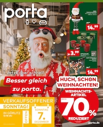porta Möbel Prospekt für Niesky mit 4 Seiten porta Möbel Prospekt für Niesky: "HUCH, SCHON WEIHNACHTEN!", 4 Seiten, 07.12.2025 - 07.12.2025