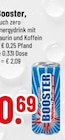 Aktuelle Energydrink Angebote bei Trinkgut in Regensburg Aktuelles Booster Angebot bei Trinkgut in Regensburg ab 0,69 €