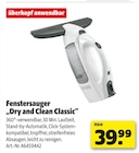 Fenstersauger "Dry and Clean Classic" von Leifheit im aktuellen Hagebaumarkt Prospekt für 39,99 €