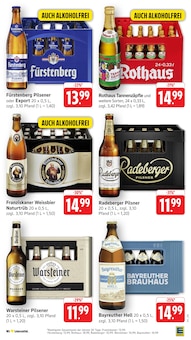 Bier im EDEKA Prospekt "Aktuelle Angebote" mit 55 Seiten (Lörrach)