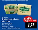 Aktuelles Original Irische Butter oder extra Angebot bei Konsum in Dresden ab 1,29 €