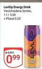 Aktuelles LevlUp Energy Drink Angebot bei GLOBUS in Kaarst ab 0,99 €
