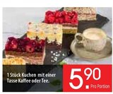 1 Stück Kuchen mit einer Tasse Kaffee oder Tee im Angebot bei Zurbrüggen in Bünde 1 Stück Kuchen mit einer Tasse Kaffee oder Tee Angebote bei Zurbrüggen Bünde für 5,90 €