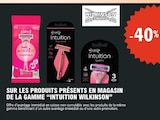 Promo -40% Sur les produits présents en magasin de la gamme INTUITION WILKINSON à  dans le catalogue E.Leclerc à Lille