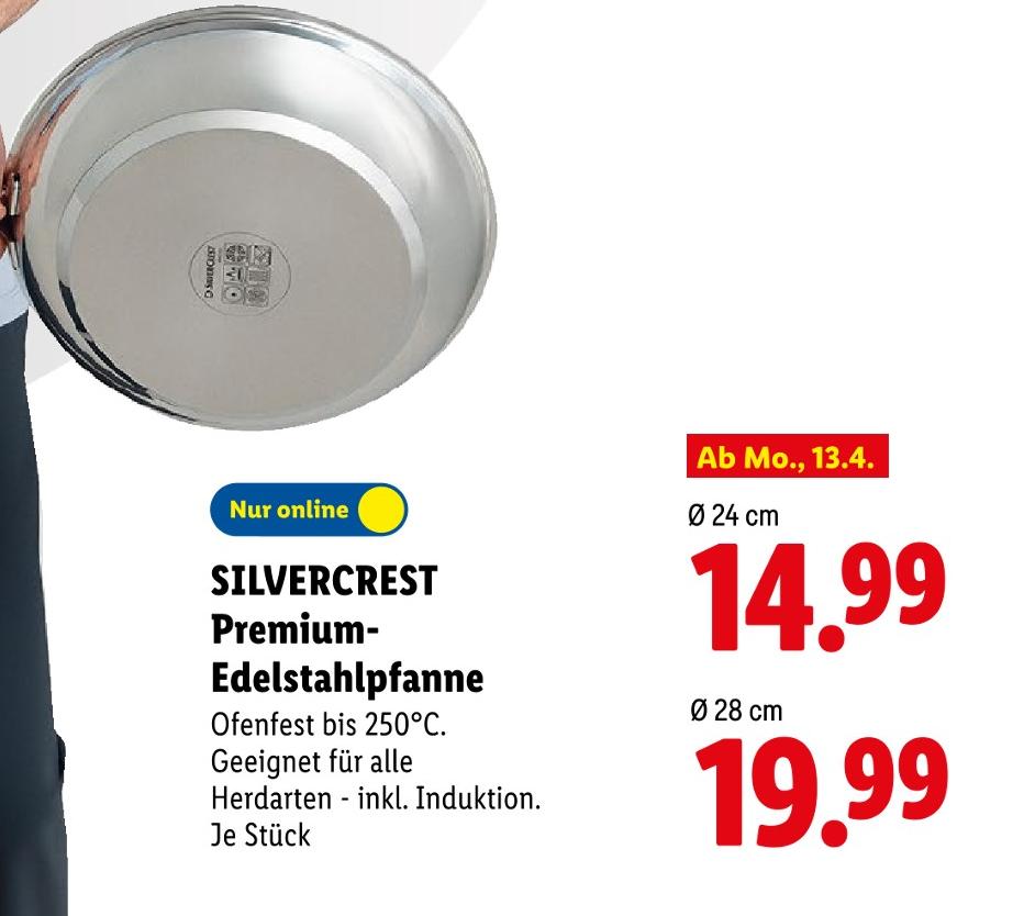 Premium-Edelstahlpfanne