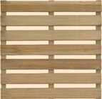 Dalle en bois 50 x 50 cm - Intermarché Hyper à Niort Dalle en bois 50 x 50 cm en promo chez Intermarché Hyper Niort à 3,50 €