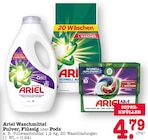 Pulver, Flüssig oder Pods Angebote von Ariel bei E center Weinheim für 4,79 €